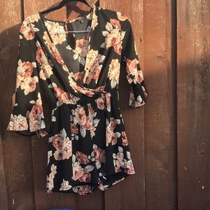 Floral jumpsuit